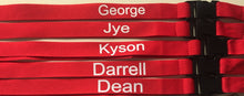 Load image into Gallery viewer, Personalised Red Lanyard
