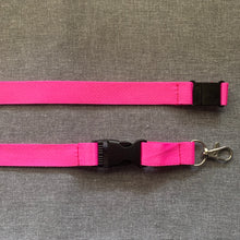 Load image into Gallery viewer, Personalised Hot Pink Lanyard
