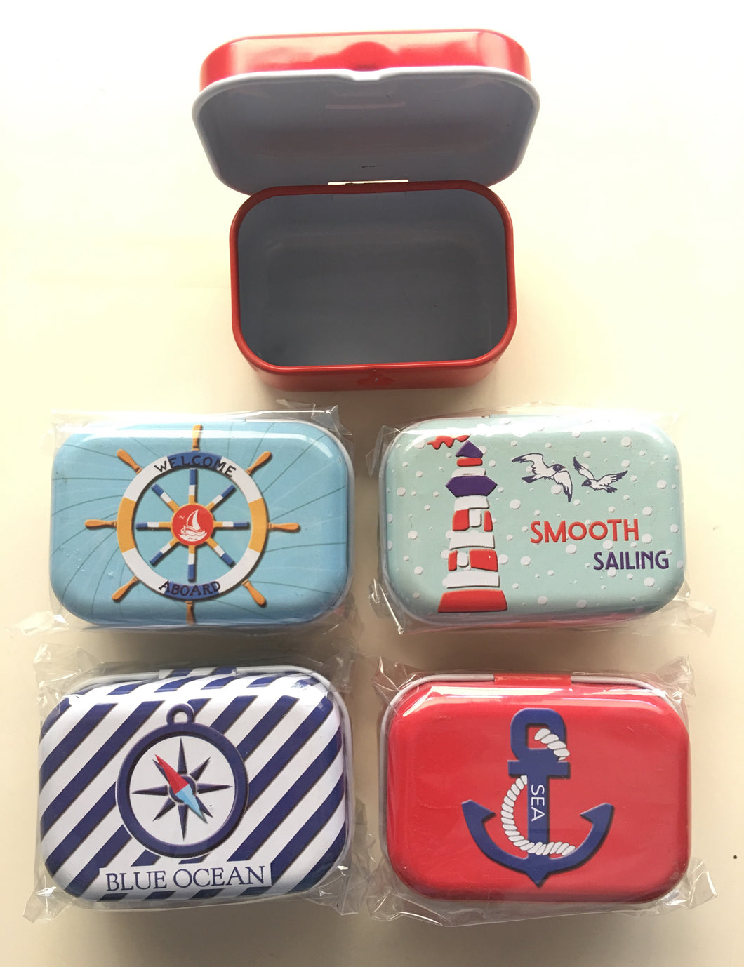 Cute Cruise Tins Storage Boxes