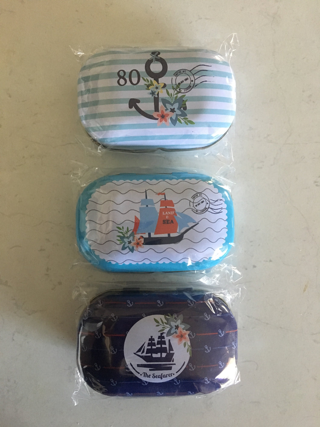 Cute Cruise Tins Storage Boxes - Soap Size