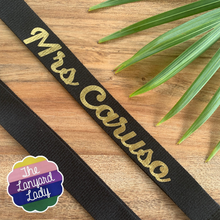 Load image into Gallery viewer, Personalisation Upgrades - Extra Wording, Opposite Side Wording, or Other Colour Wording (PLEASE NOTE - This is not a lanyard for purchase, it is a text upgrade only)
