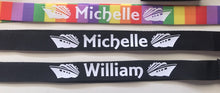 Load image into Gallery viewer, Personalised Rainbow Lanyard
